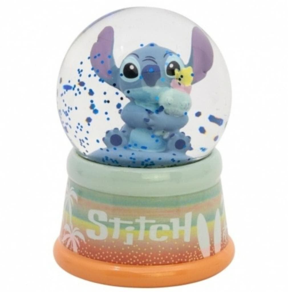 Disney Stitch Sneeuwbol / Snowglobe / Schudbol, Ophalen of Verzenden, Glitter, Nieuw