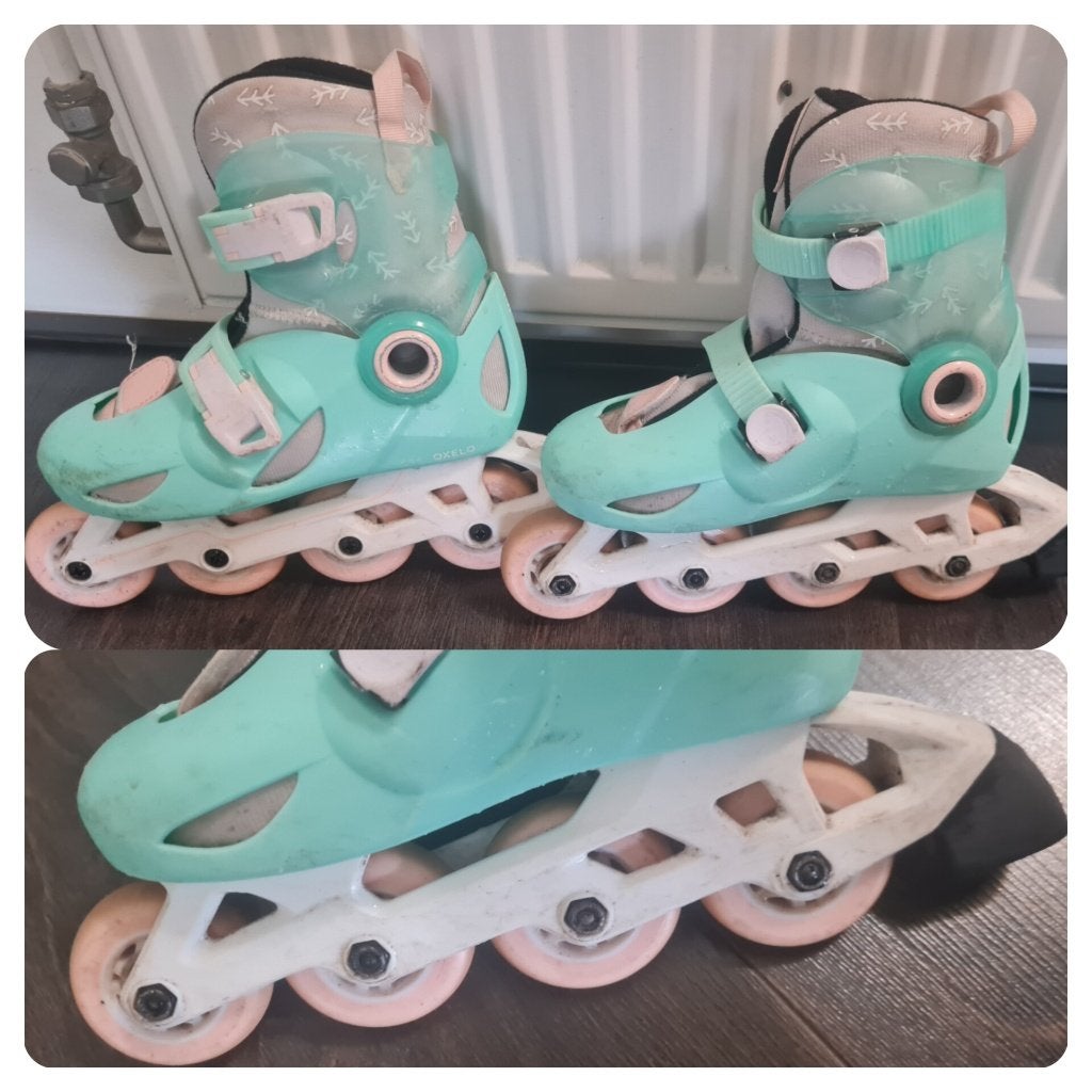 oxelo skeelers, Sport en Fitness, Skeelers, Gebruikt, Ophalen of Verzenden, Inline skates 4 wielen, Dames
