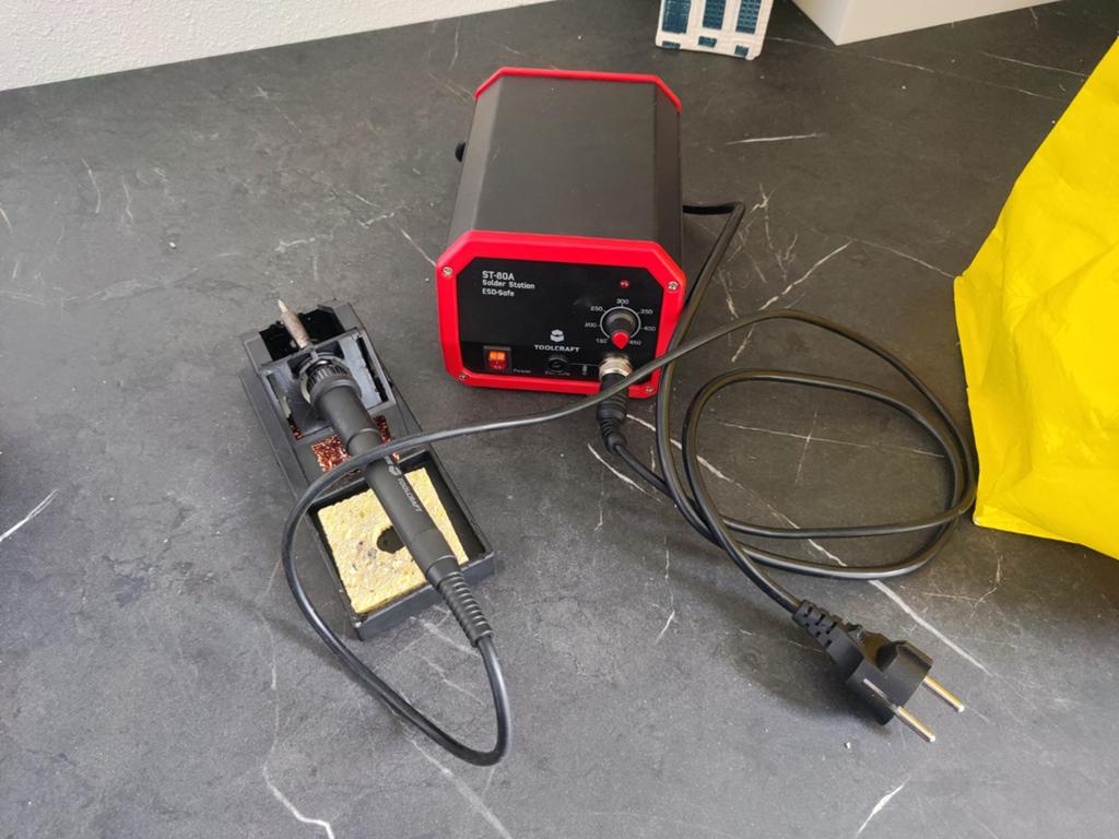 Toolcraft ST-80A Soldeerstation met Soldeerbout, Ophalen of Verzenden, Gebruikt, Minder dan 150 ampère, Overige typen