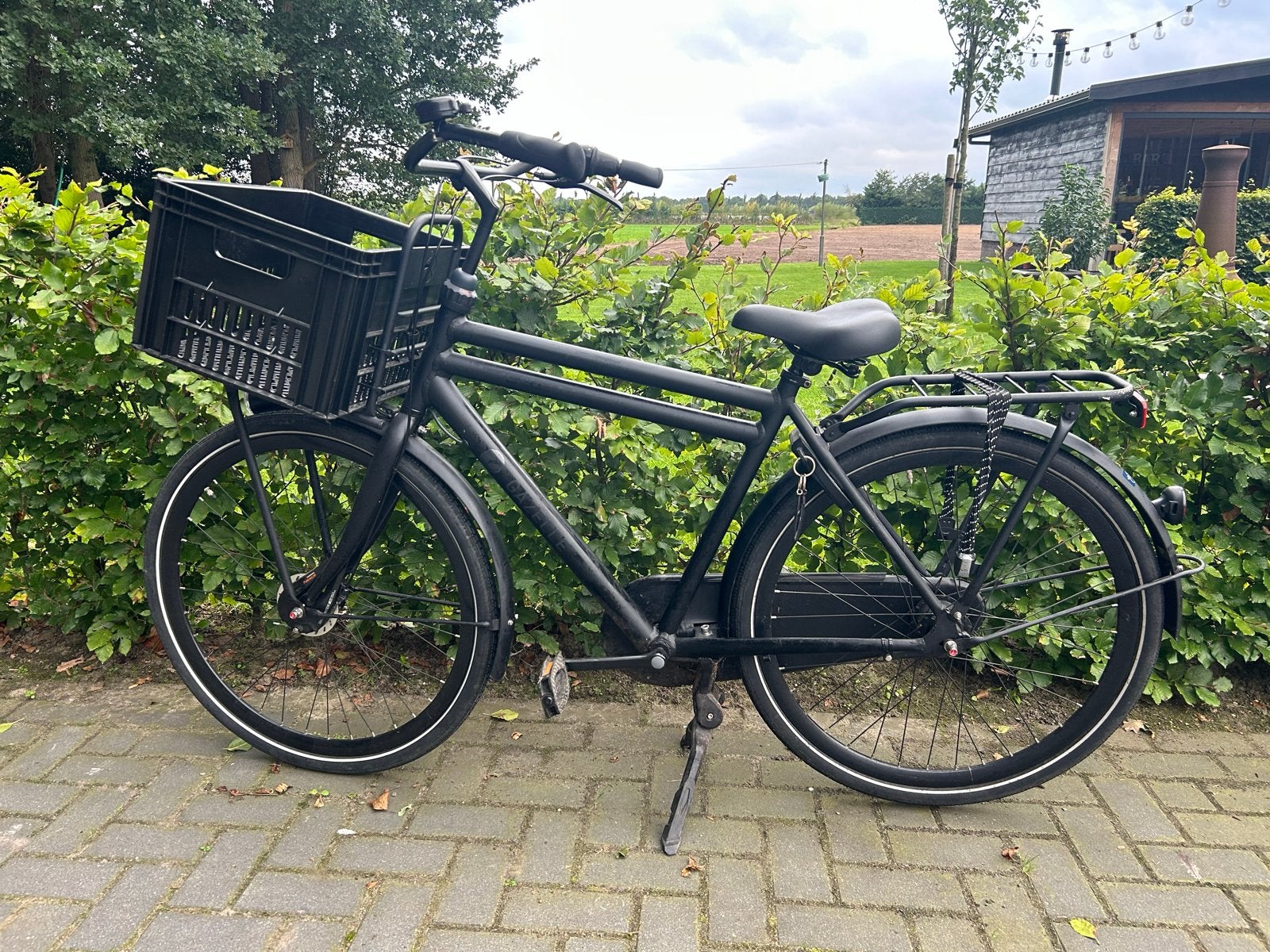 Gazelle PureNL H54 Transportfiets - Mat Zwart, Ophalen, Zo goed als nieuw, Gazelle, Versnellingen