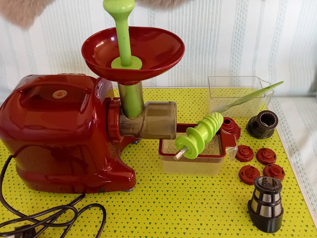 Slowjuicer Matstone, Ophalen, Rood, Overige materialen, Overige merken