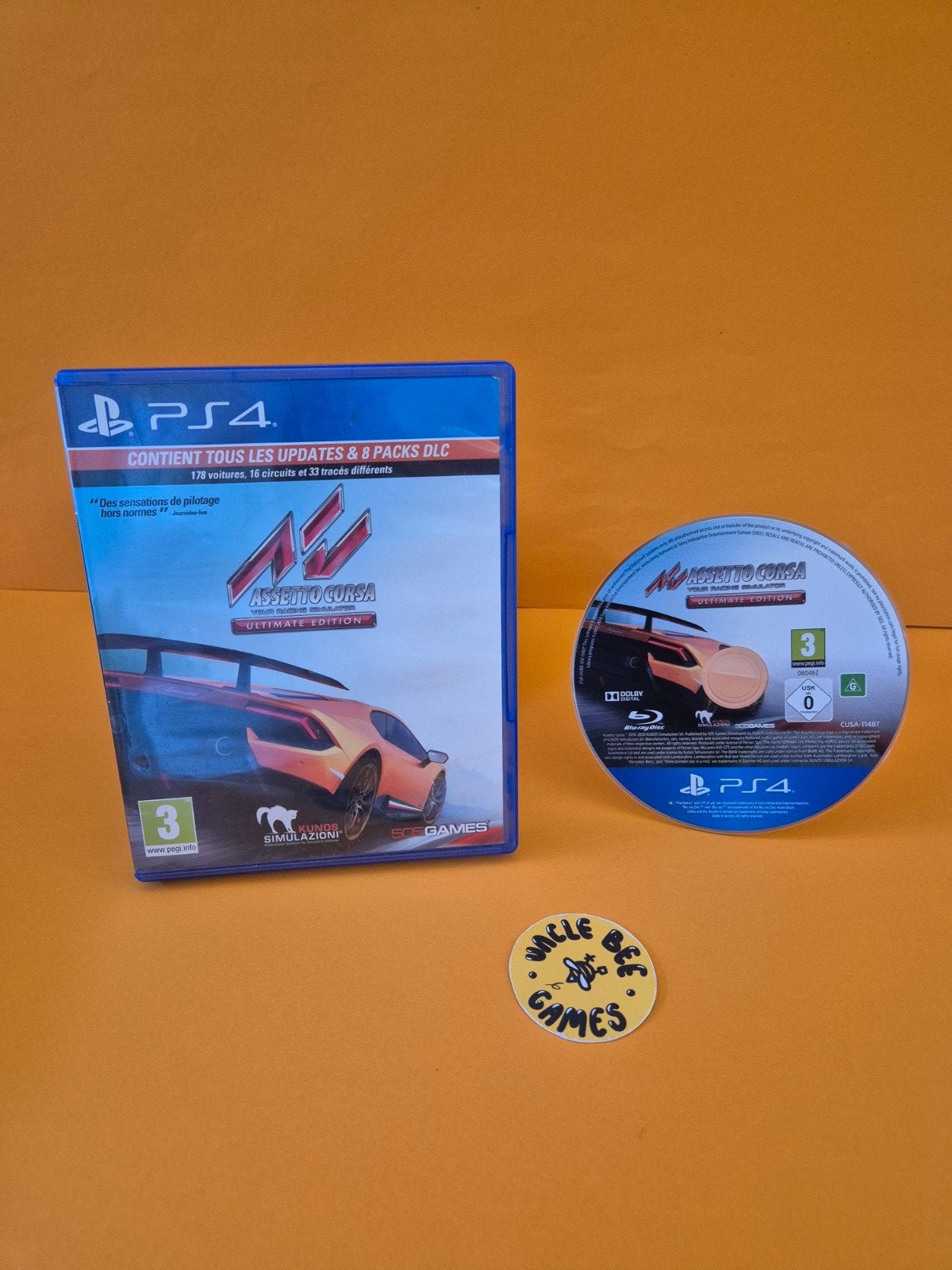 Assetto Corsa Ultimate Edition, Info@kunos-simulazioni.com, Vanaf 18 jaar, Verzenden, Zo goed als nieuw