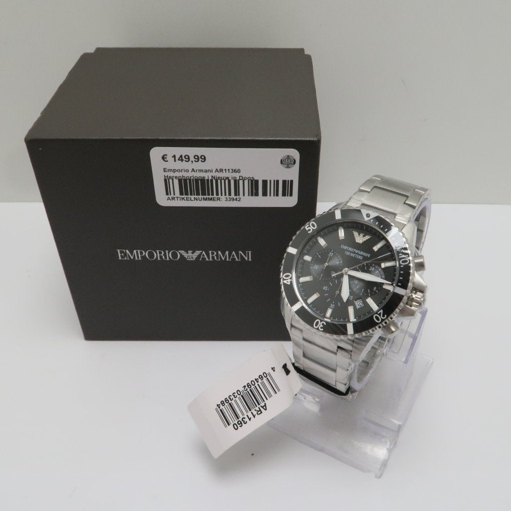Emporio Armani AR11360 Herenhorloge | Nieuw in Doos, Armani, Nieuw, Support@armani.com, 10 Corso Como, Milan 20154
Italy