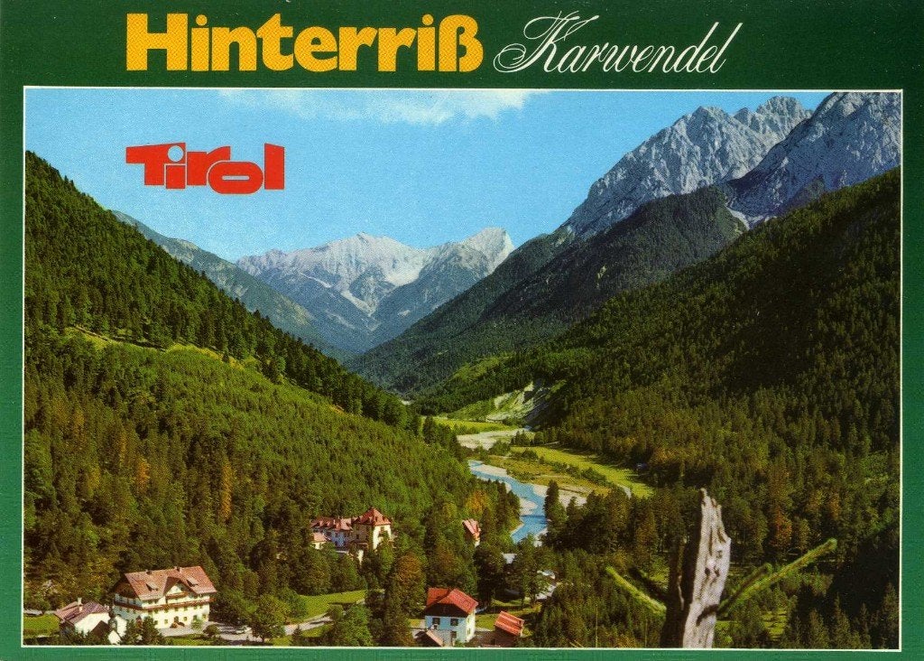 Ansichtkaart- Tirol- HinterriB Karwendel, Verzamelen, Ophalen of Verzenden, 1980 tot heden, Ongelopen