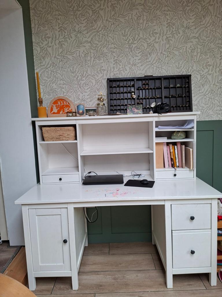 Gratis bureau ikea, Ophalen, Gebruikt