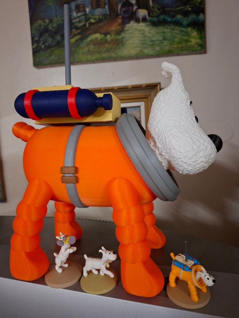 Handgeschilderd Bobbie kosmonaut 30cm., Ophalen of Verzenden, Nieuw, Overige typen
