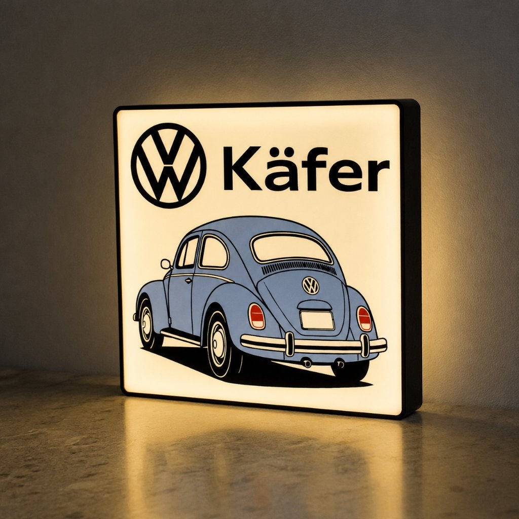 Volkswagen Kever LED Lightbox, Kunststof, Verzenden, Nieuw