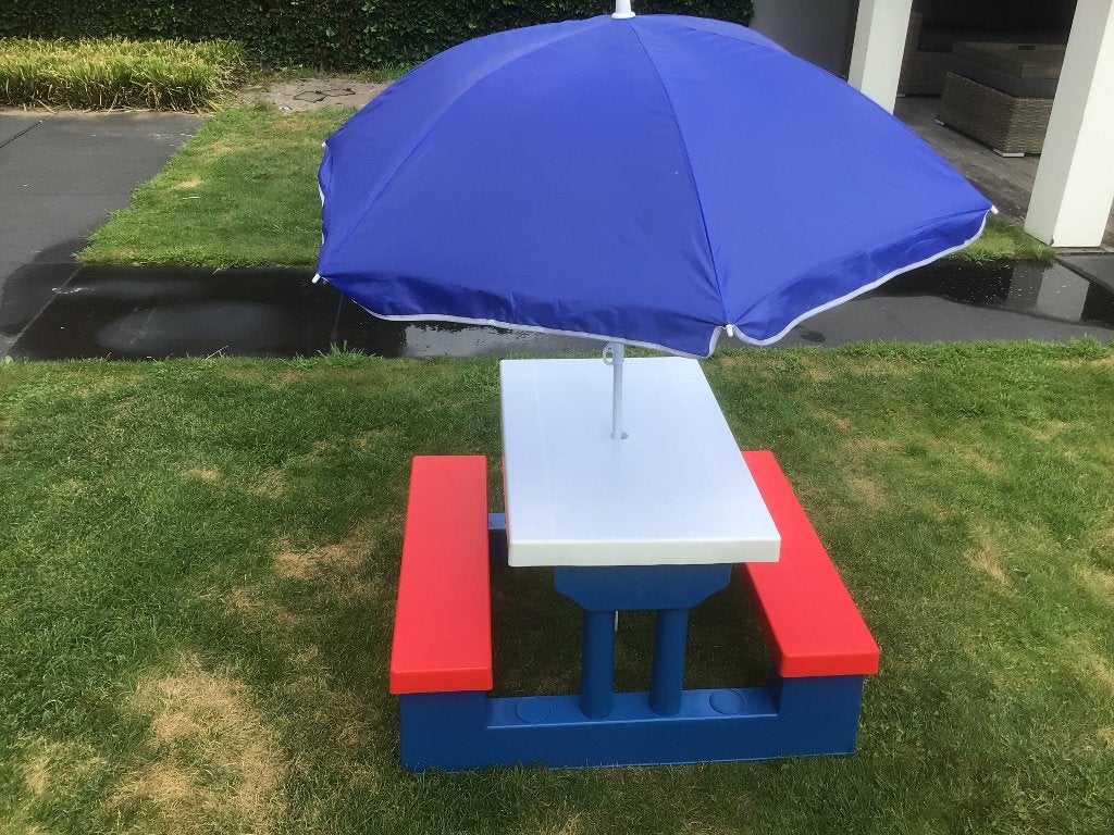 Picknicktafel voor kinderen, Tuin en Terras, Picknicktafels, Overige materialen, Gebruikt, Rechthoekig, Ophalen
