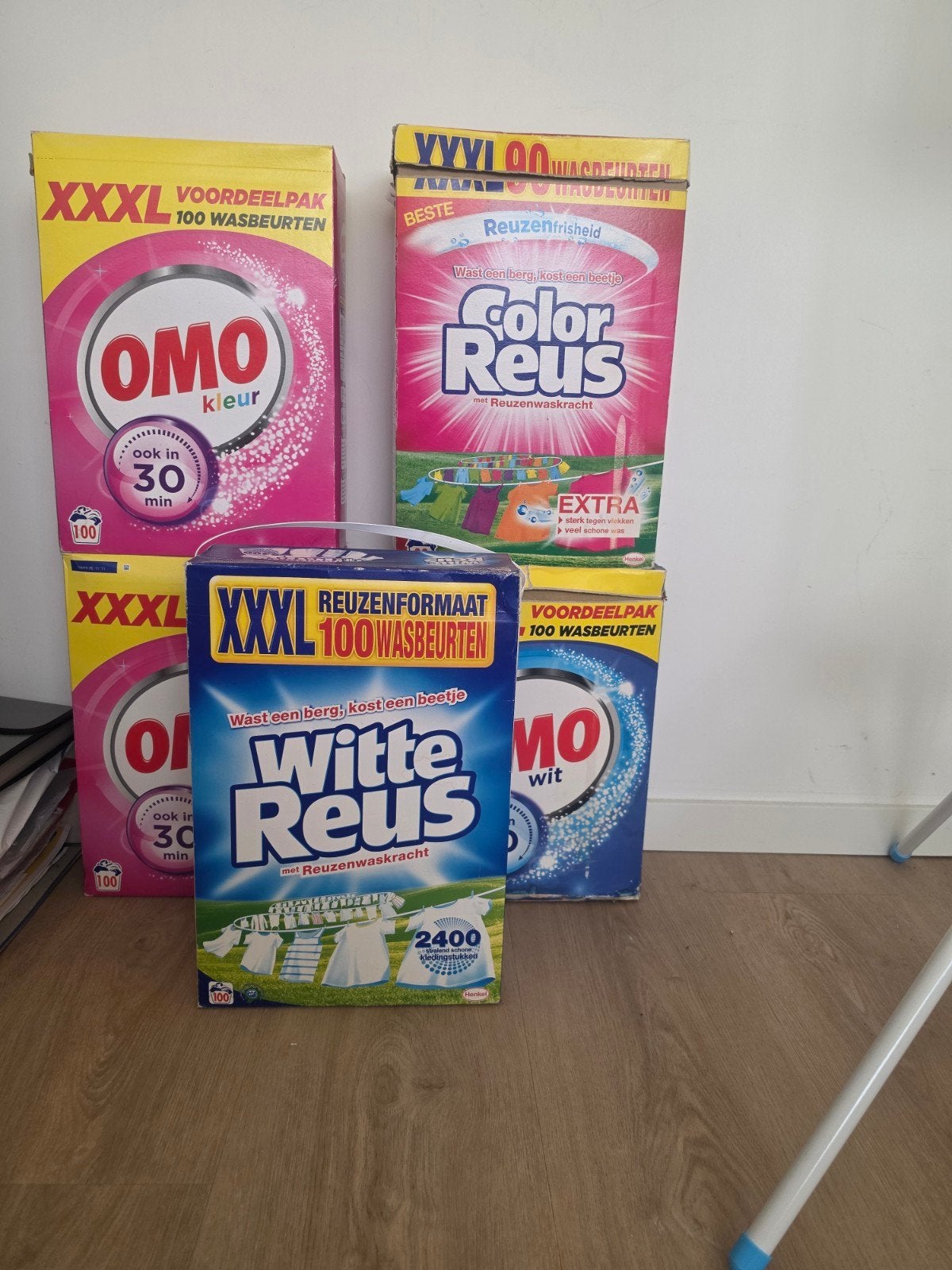 4x OMO Wasmiddel XXL/Reus - Nieuw en Geopend, Ophalen, Nieuw
