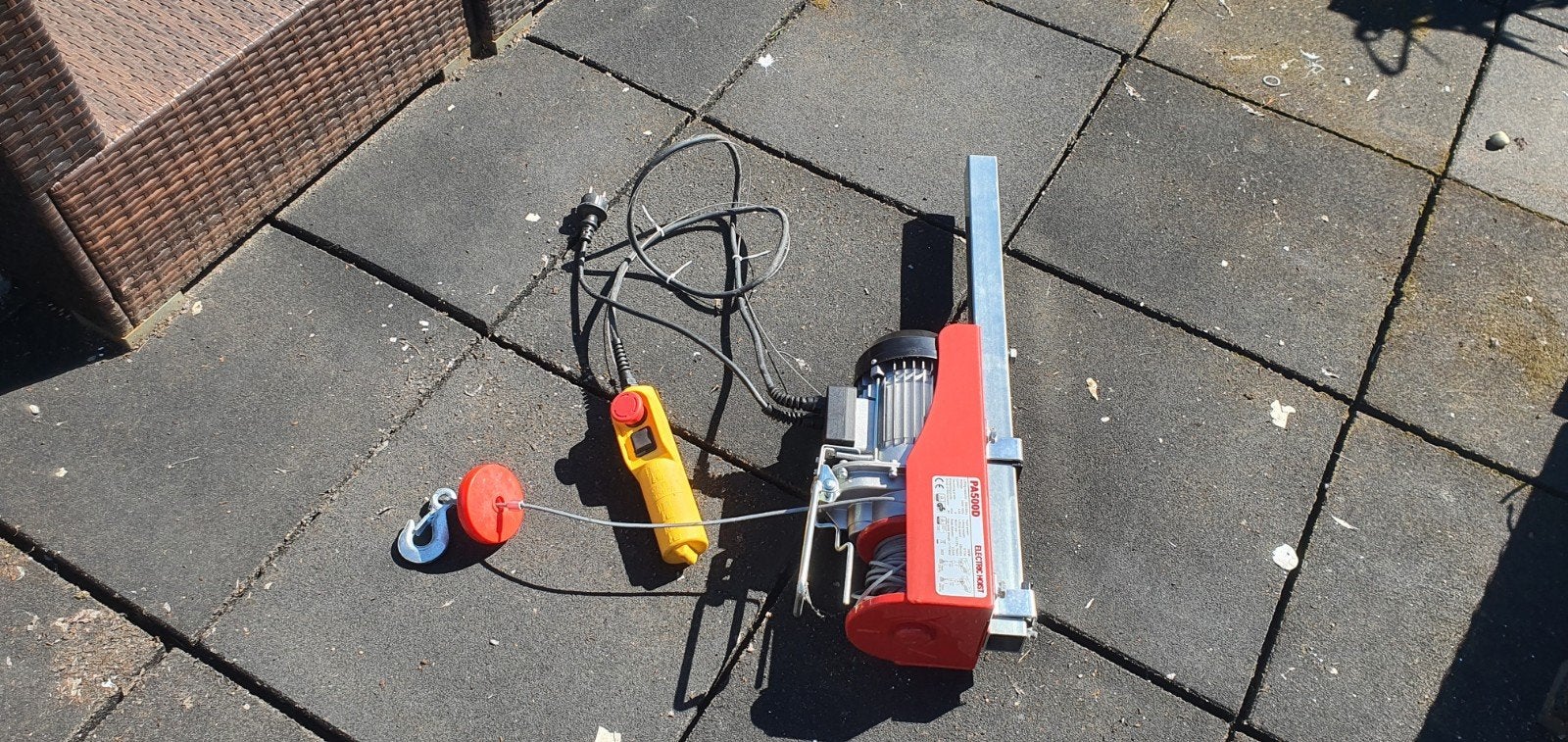 Elektrische Takel 12 meter, Tuin en Terras, Heggenscharen, Elektrisch, Ophalen of Verzenden