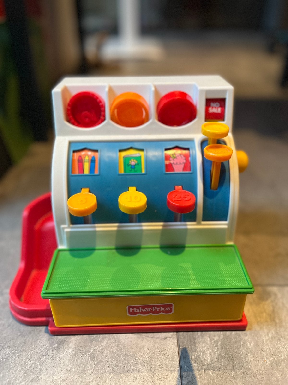Fisher Price kassa, Kinderen en Baby's, Speelgoed | Fisher-Price, Ophalen, Zo goed als nieuw, Speelset