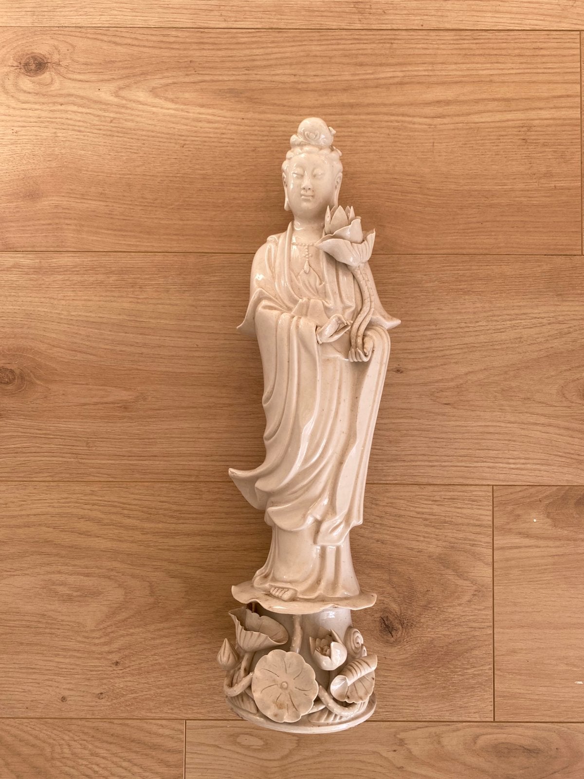 fijn gedetailleerd Chinees porseleinen beeld van Guanyin, Antiek en Kunst, Ophalen