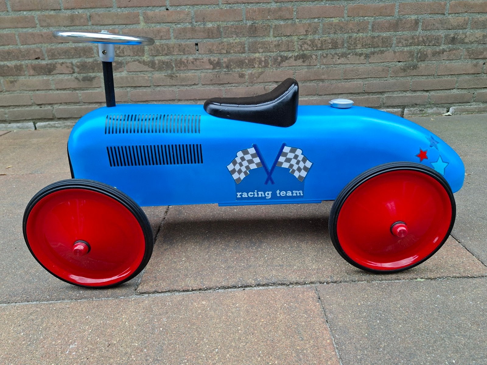Leuke blauwe loopauto voor kinderen, Ophalen, Gebruikt, Loopvoertuig