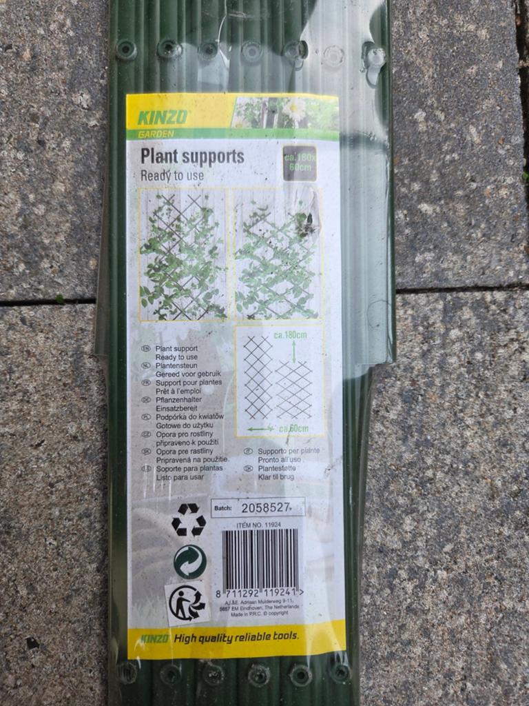 Nieuwe plantensteunen voor klimplanten, 180x60cm, Tuin en Terras, Ophalen of Verzenden, Klimplanten