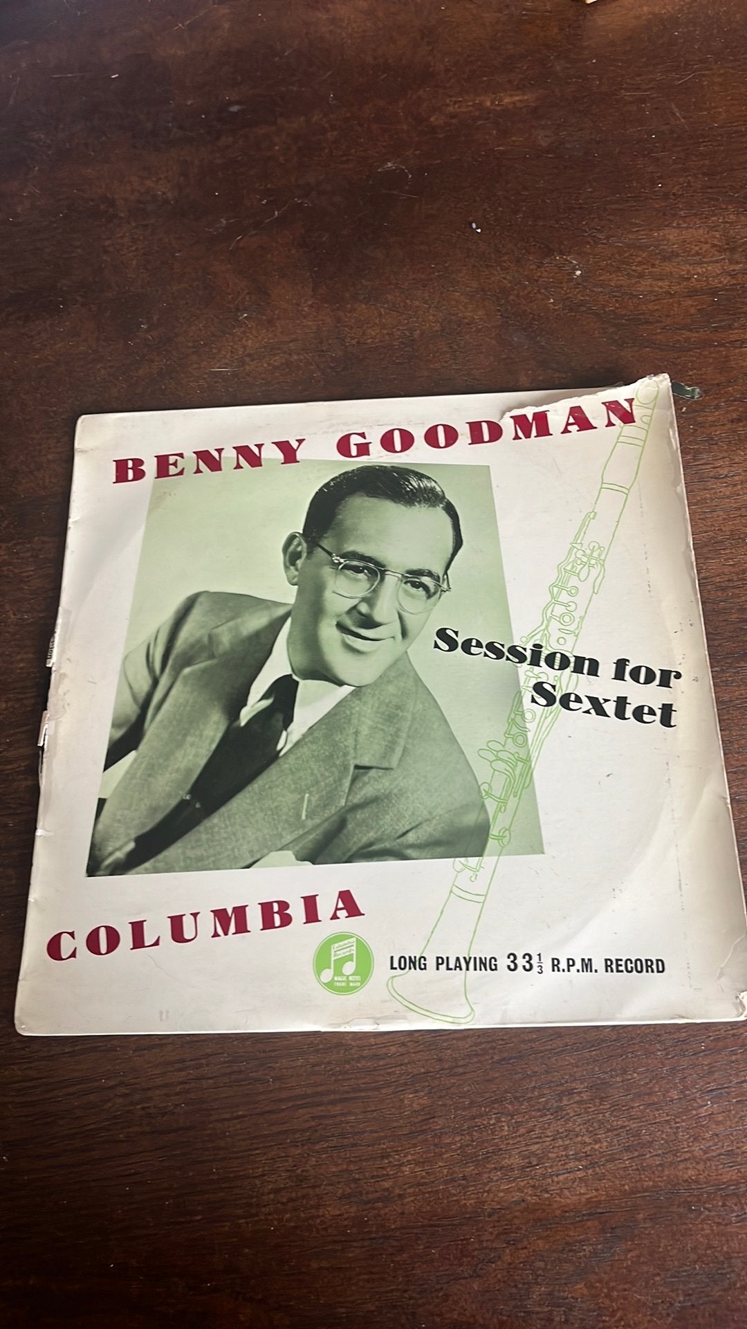 Benny Goodman - session for sextet, Ophalen of Verzenden, Gebruikt, 10 inch, Jazz
