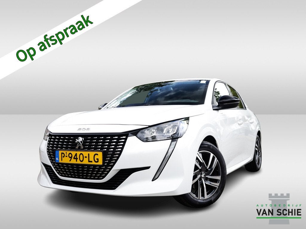 Peugeot 208 1.2 PureTech 100 Allure 1e-Eig. & Dealer-Onderh, Auto's, Peugeot, 12 maanden, 101 pk, Gebruikt, Leder en Stof