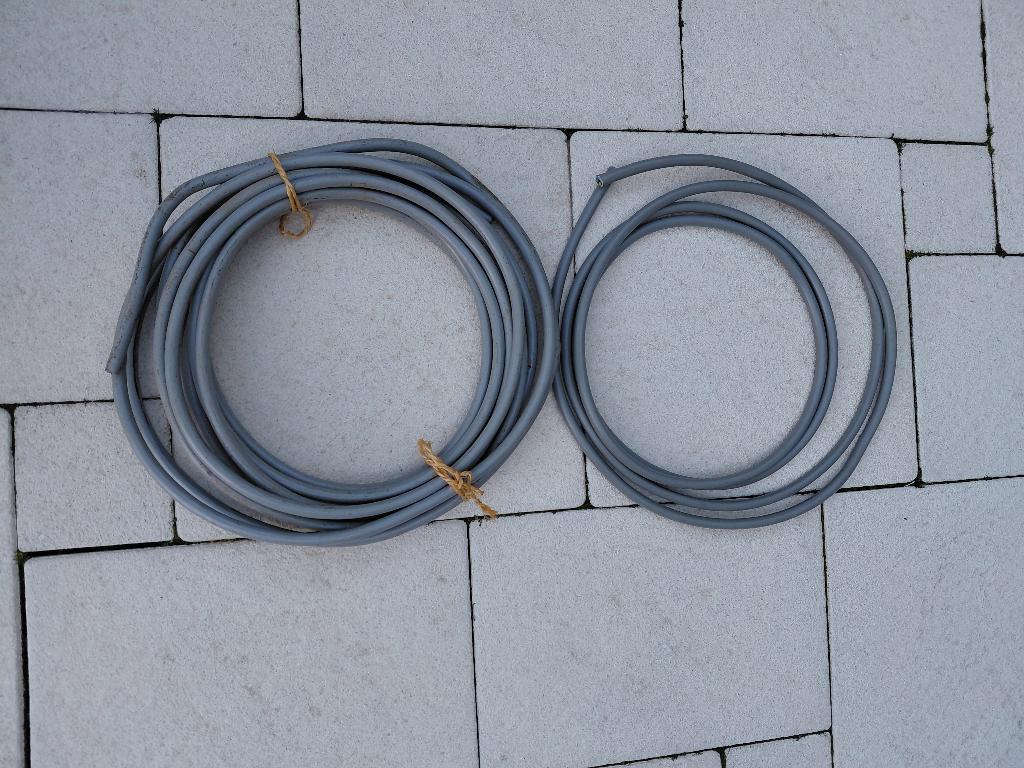 2  Grondkabels:  1  x  10,75 m.  +  1  x  4 m.  -  Nieuw!, Ophalen of Verzenden, Nieuw, Kabel of Snoer