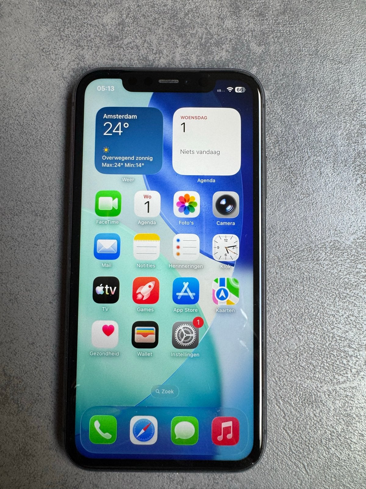 Apple iPhone 11 128GB Zwart - Batterij 76%, Telecommunicatie, Mobiele telefoons | Apple iPhone, Zwart, Zonder simlock, Zonder abonnement