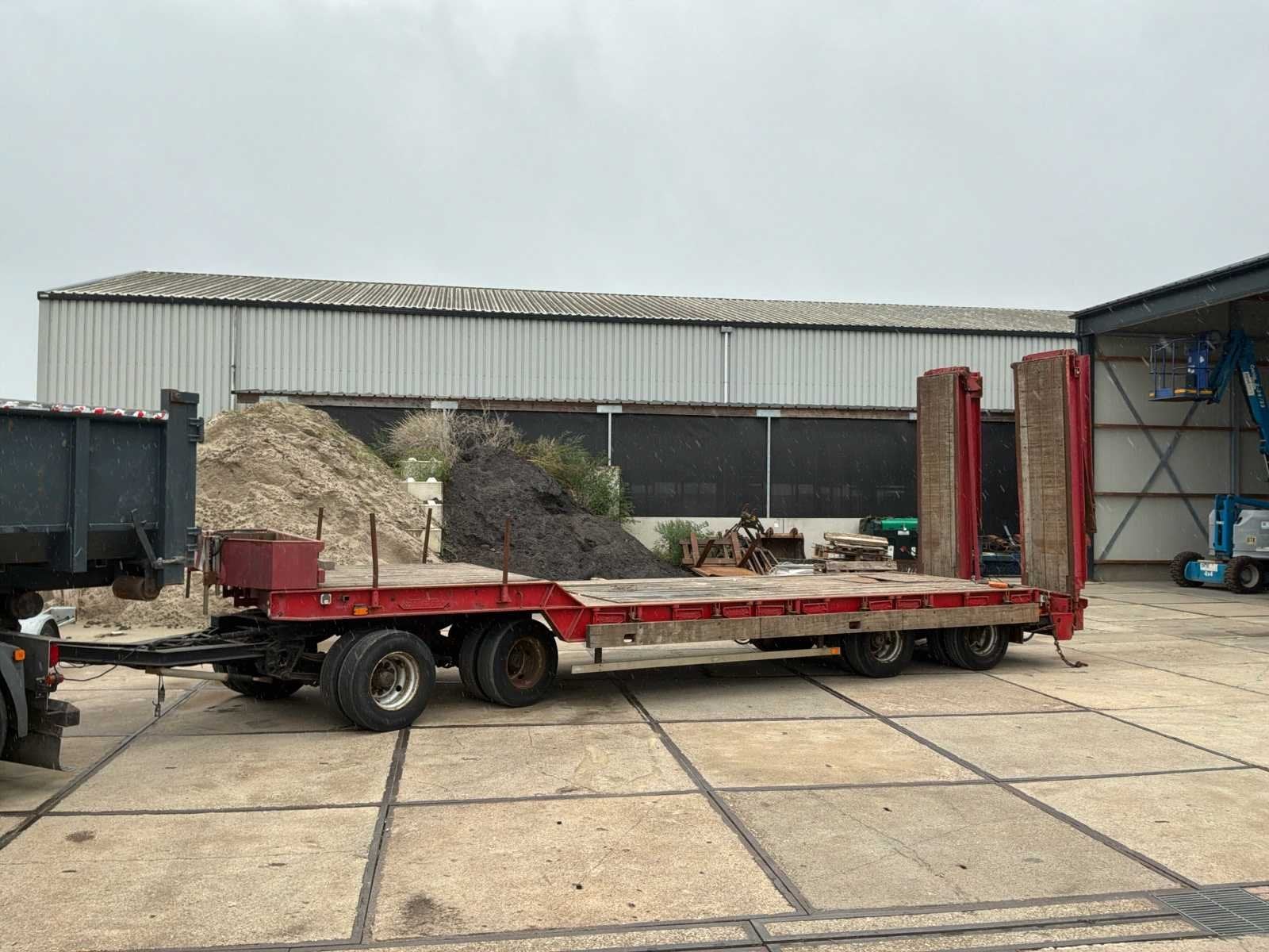 1996 Nooteboom ASD-40-22 Getrokken dieplader aanhanger, Auto's, Overige brandstoffen, Origineel Nederlands, Bedrijf, Aanhangers en Opleggers