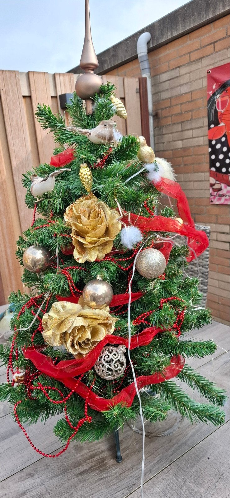 leuke kerstboom, Ophalen