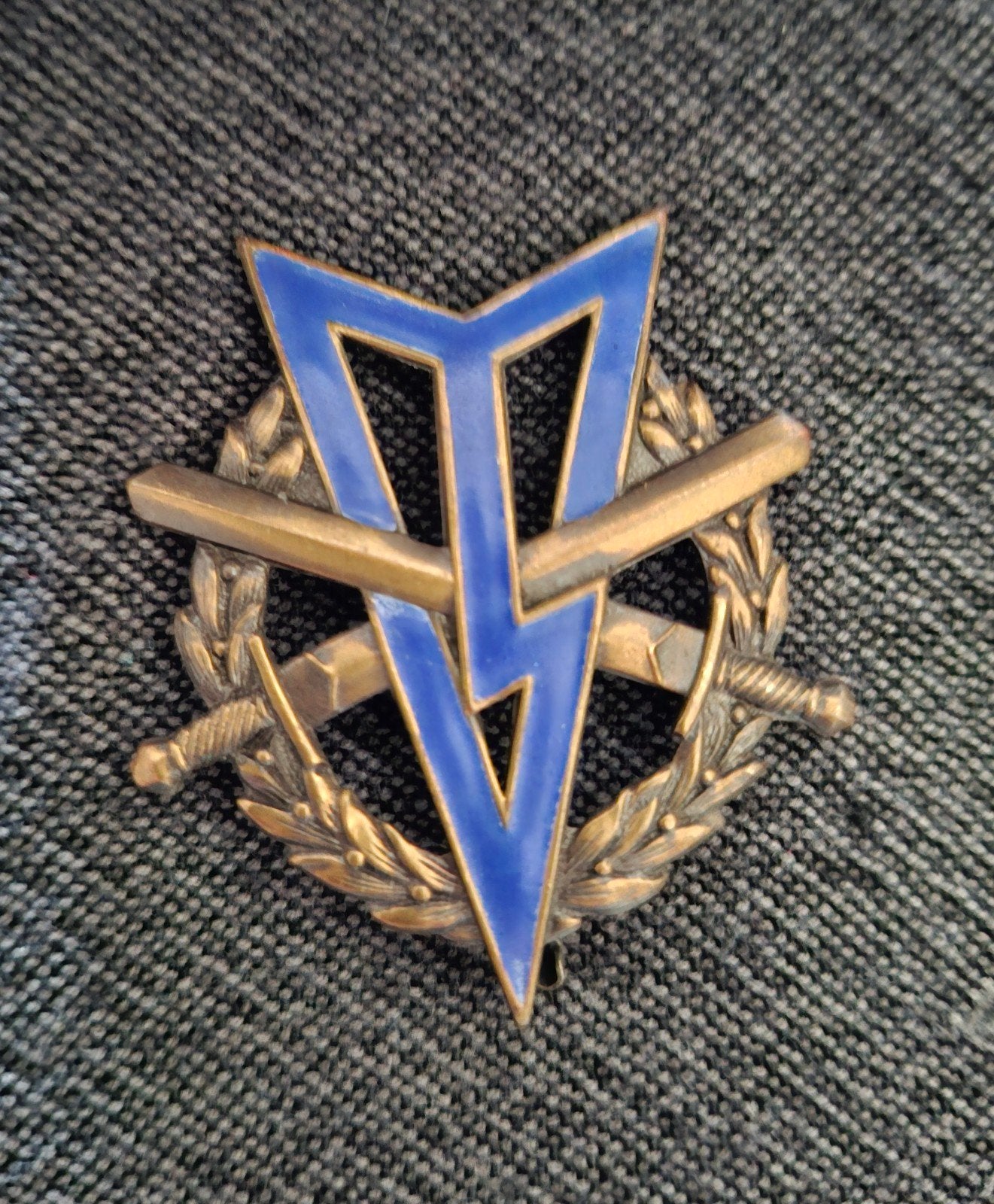 MLV speld met zwemmen, Verzamelen, Verzenden, Landmacht, Nederland, Embleem of Badge