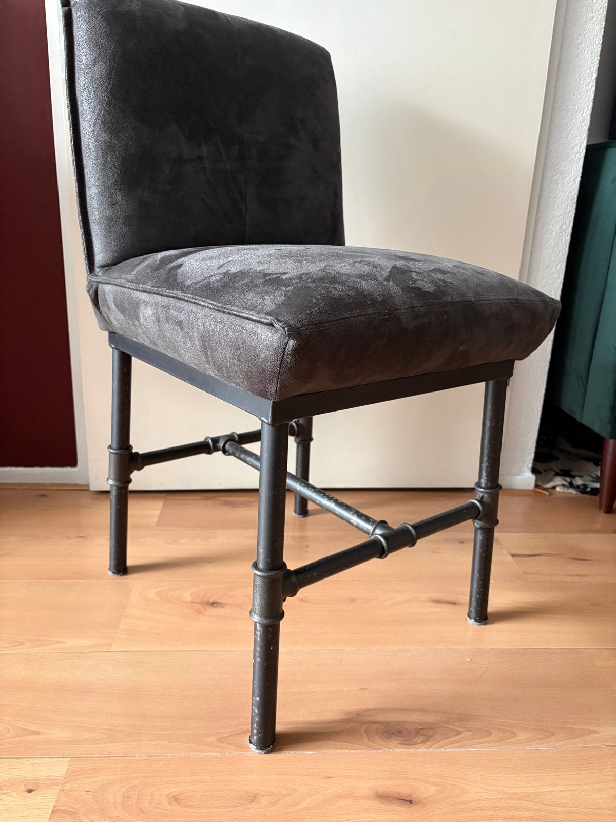 Zeer stevige stoelen van Nix Design, Ophalen, Gebruikt, Grijs, Metaal