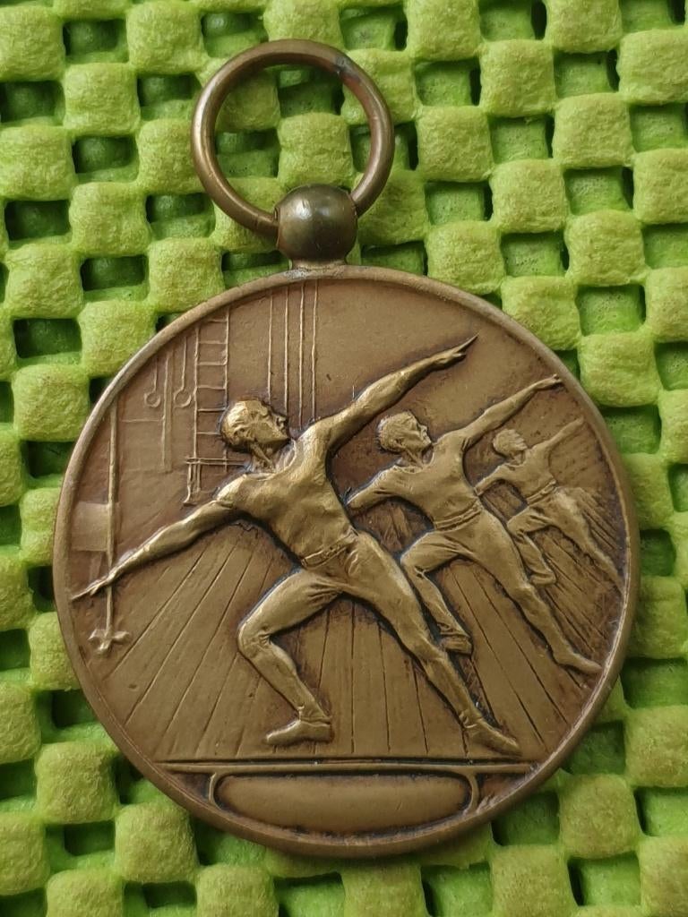 T.T.K. / H.B.G. (Twentsche Turnkring) Almelo 1938, Postzegels en Munten, Penningen en Medailles, Ophalen of Verzenden, Overige materialen
