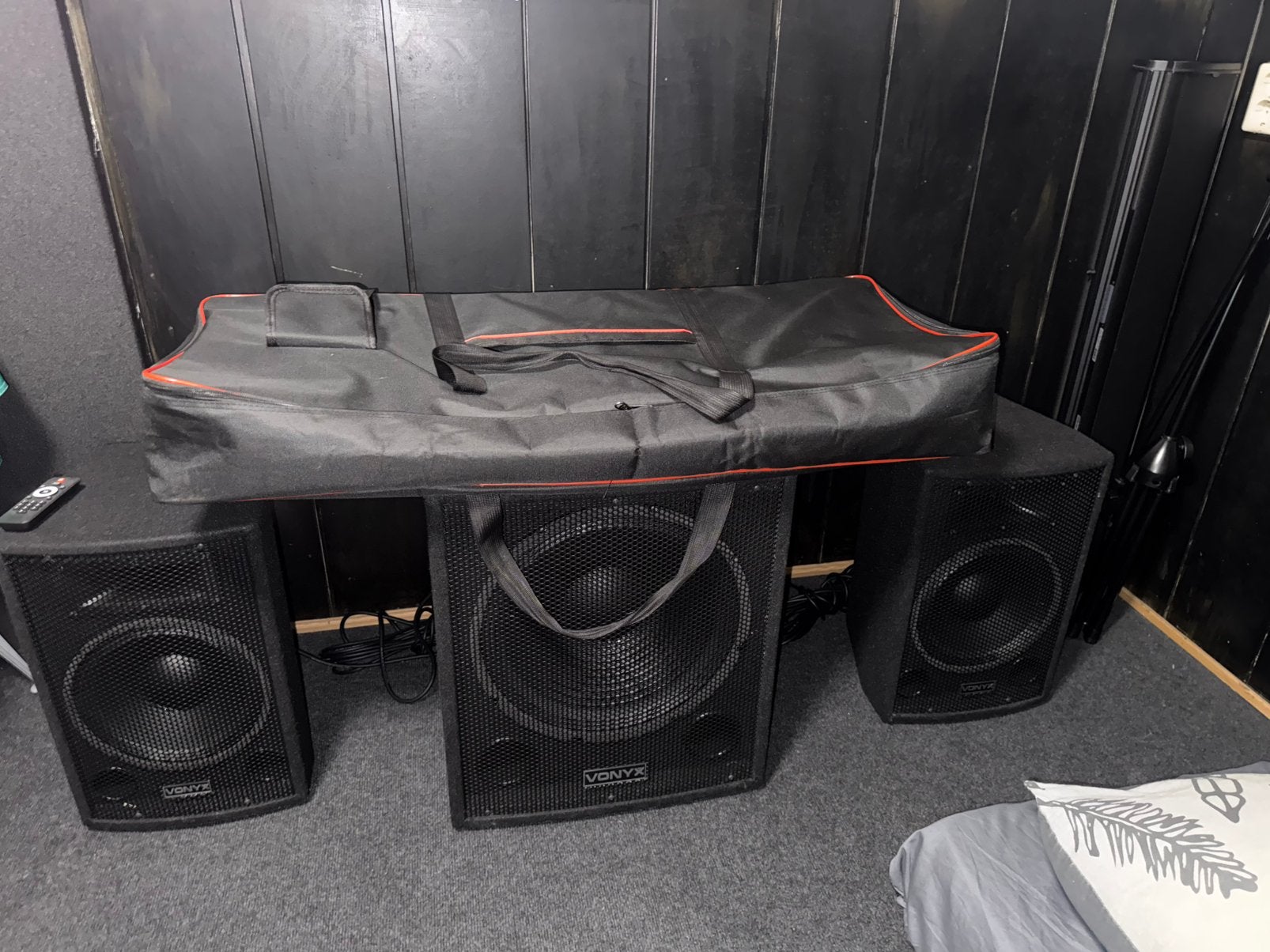 Vonyx luidspreker set 1000watt, Ophalen, Zo goed als nieuw, Audio