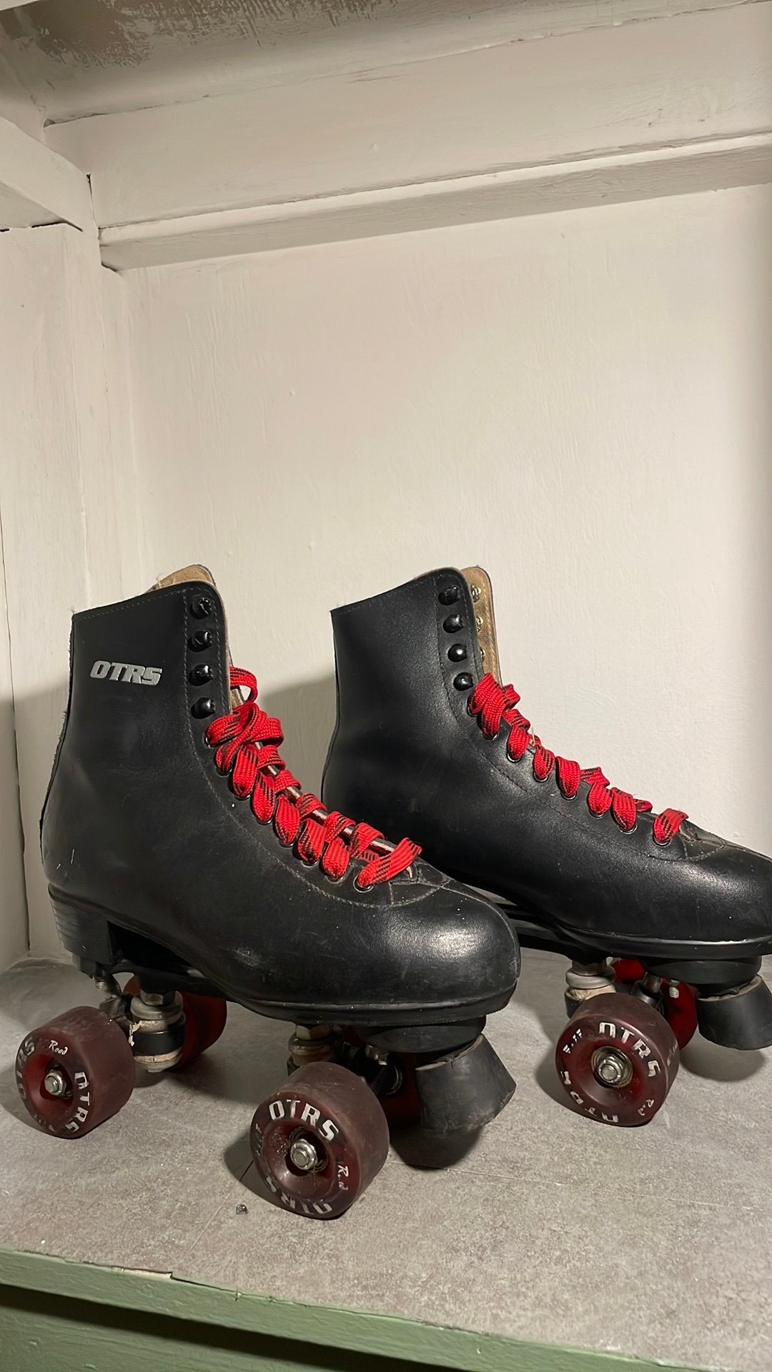 Leren rolschaatsen maat 39, Sport en Fitness, Skeelers, Ophalen of Verzenden, Zo goed als nieuw, Overige typen