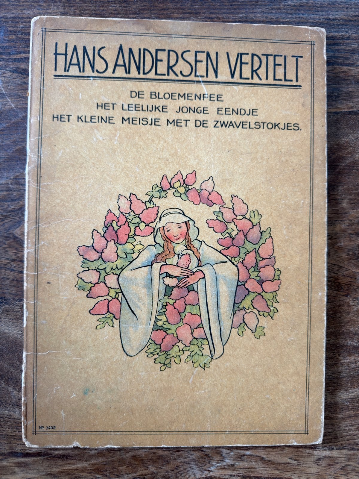 Hans Andersen vertelt -Oud geïllustreerd kinderboek ca. 1930, Boeken, Ophalen, Gelezen
