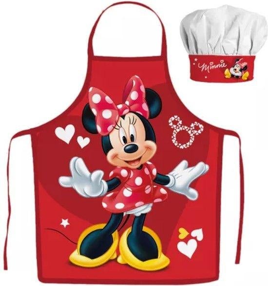 Minnie Mouse Kinderschort & Koksmuts – 2-delig – Nieuw, Xx, Schort, Javoli, Nieuw
