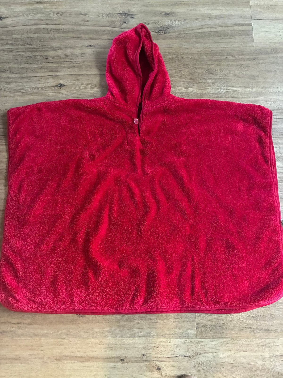 Optidee Optipluche poncho maat 2 kind badcape, Ophalen of Verzenden, Zo goed als nieuw, Jongen of Meisje