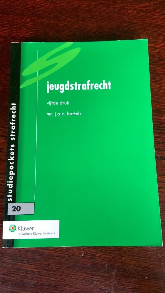 J.A.C. Bartels - Jeugdstrafrecht, Ophalen of Verzenden, Beta
