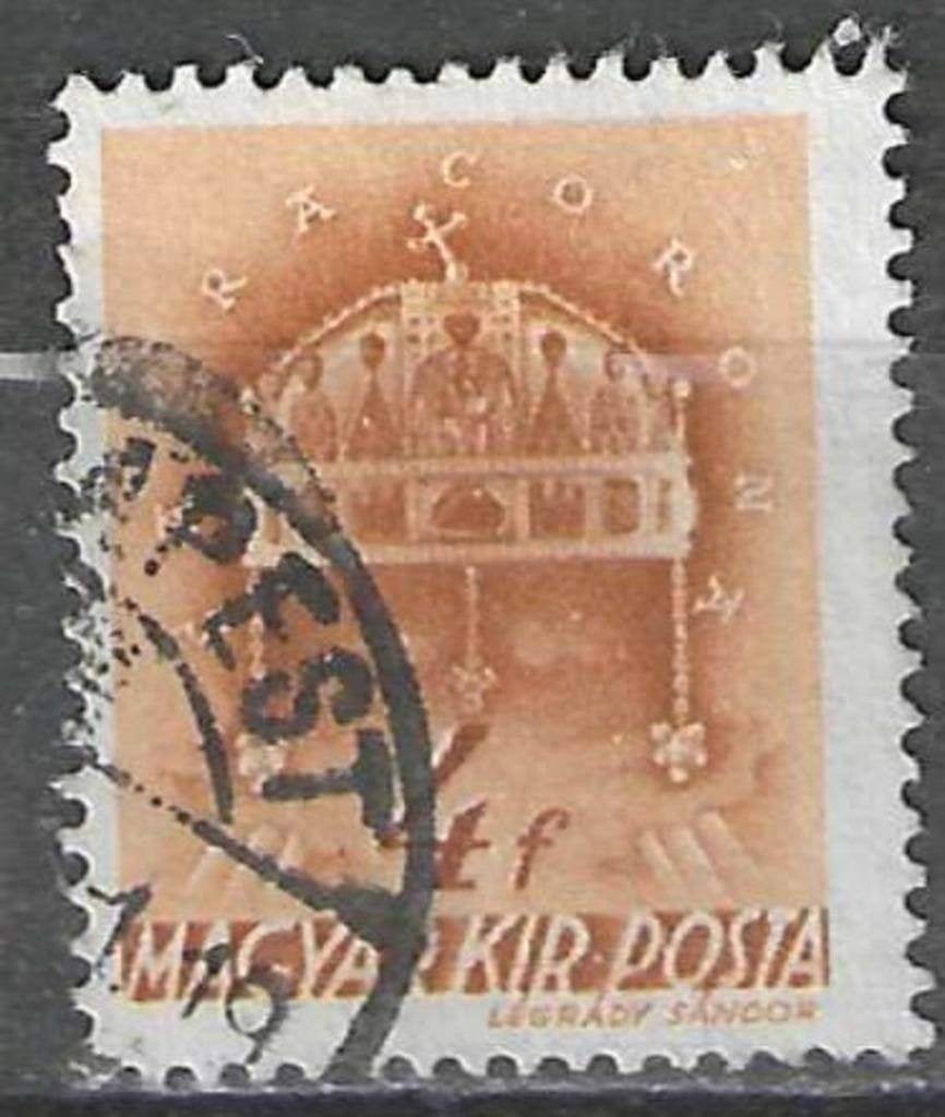 Hongarije 1939 - Yvert 526 - Stefanskroon - 4 fi. (ST), Verzenden, Gestempeld