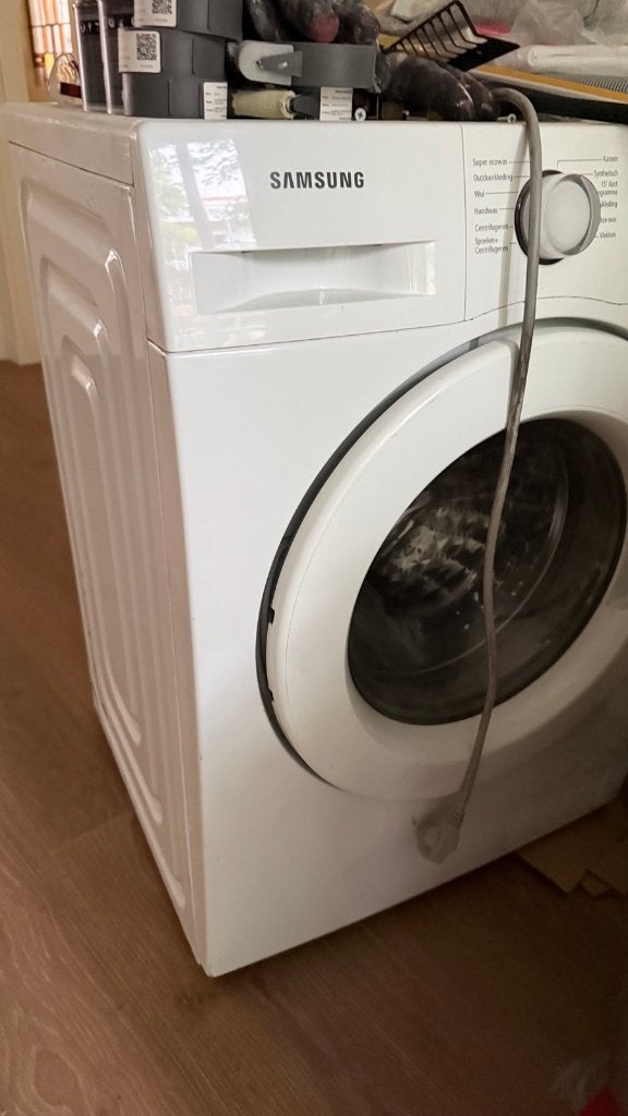 Samsung wasmachine EcoBubble 7 kg bouwjaar 2020, Ophalen, Gebruikt, Voorlader, 85 tot 90 cm