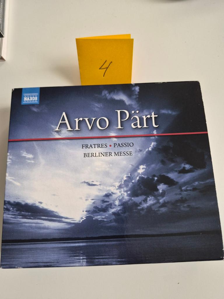 Arvo Pärt - Fratres • Passio • Berliner Messe (3 CD Boxset), Ophalen of Verzenden