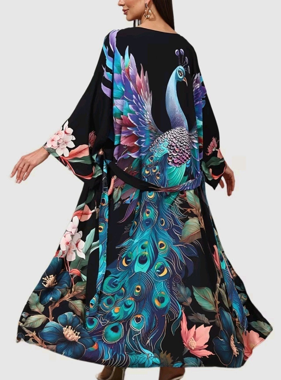 Prachtige ochtendjas NIEUW 1 MAAT TOT CA 44, Kleding | Dames, Pyjama's, Ophalen of Verzenden, Nieuw, Maat 42/44 (L)