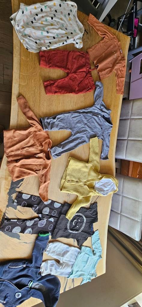11-delig kledingpakket unisex maat 62 (Hema, Zeeman, Zara), Gebruikt, Jongetje of Meisje, Ophalen of Verzenden, Pakje