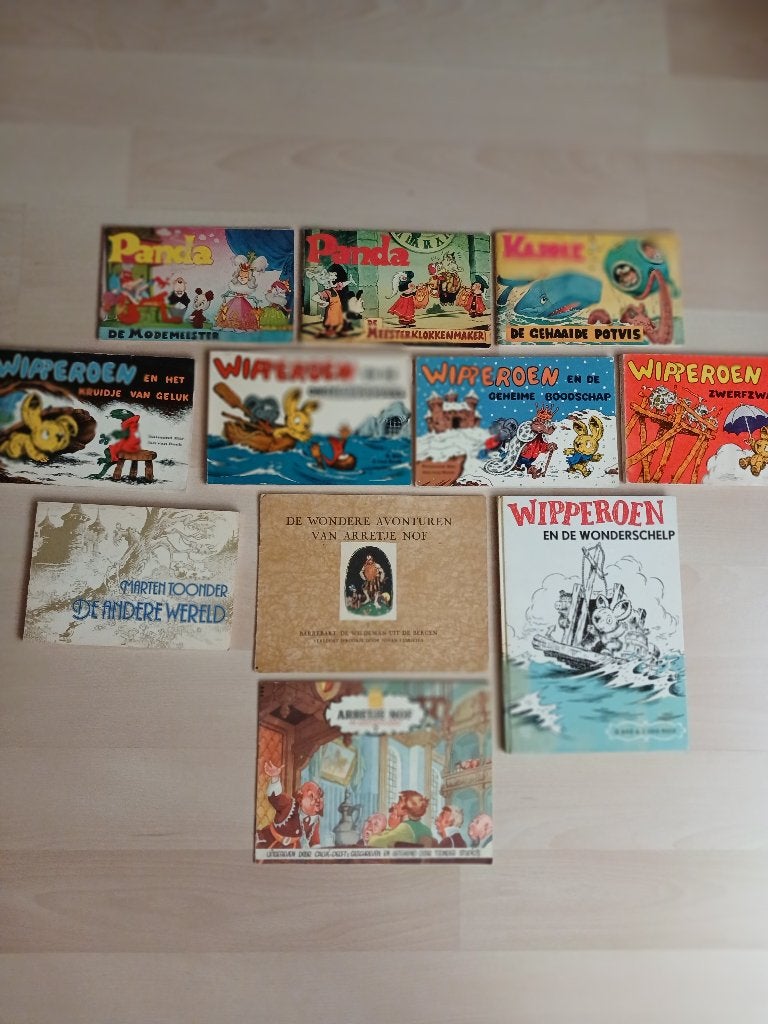 Vintage Kinderboeken: Panda, WipperOen, Arretje Nof, Gelezen, Verzenden, Diverse auteurs (o.a. Marten Toonder), Fictie