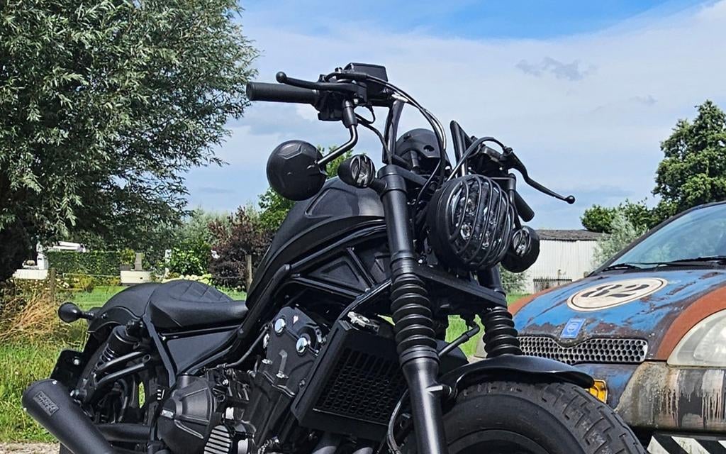 Keystone-Stuur-Biltwell Bobber Shopper Z-BAR Honda Rebel CMX, Motoren, Ophalen, Gebruikt