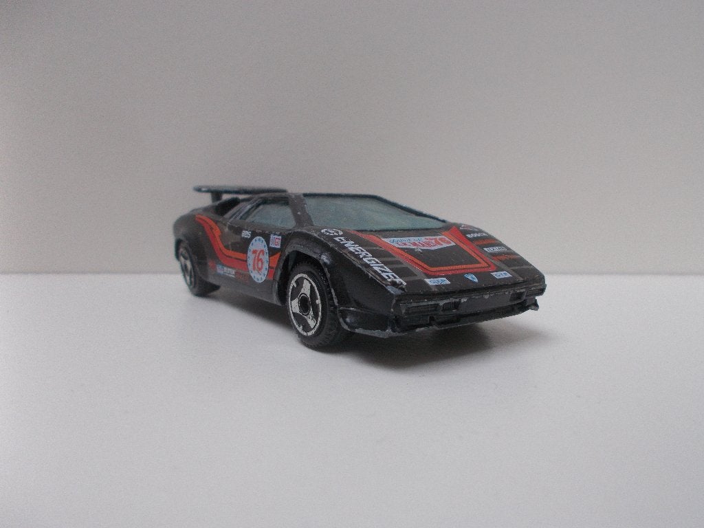 6060 Lamborghini Countach 5000 Bburago (Burago) 1:43, Hobby en Vrije tijd, Ophalen of Verzenden, Gebruikt, Auto, Overige merken