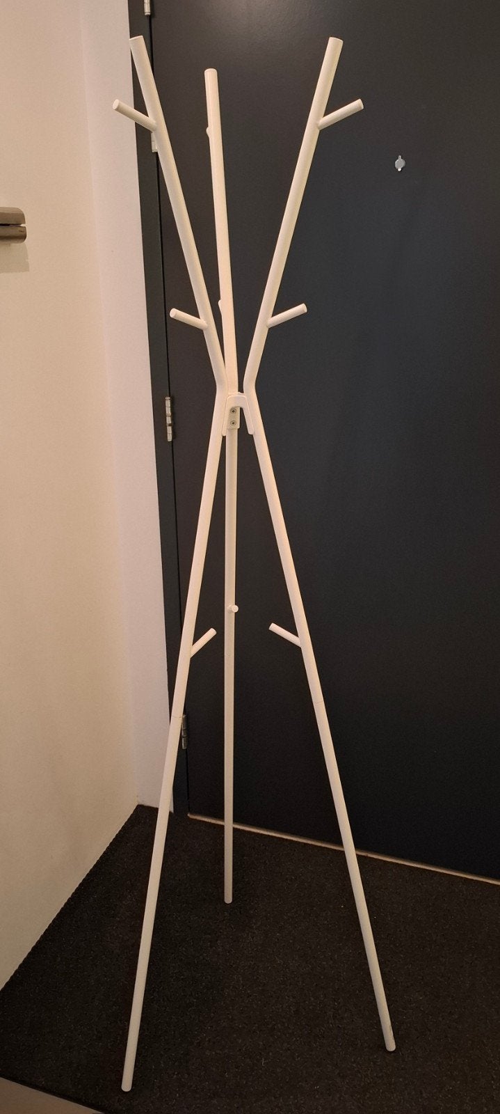 Kapstok wit (IKEA), Ophalen, Zo goed als nieuw, Metaal, Staande kapstok