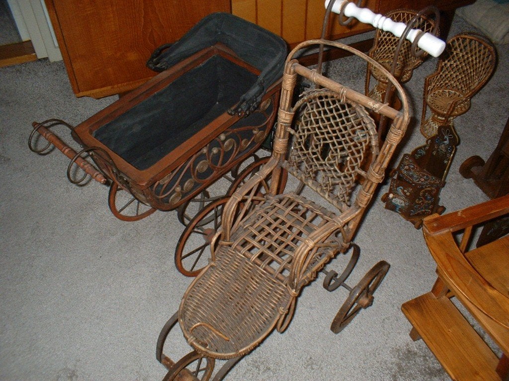 Poppenwagens, Hindeloopen, KAK stoelen, Poppenstoel etc., Ophalen