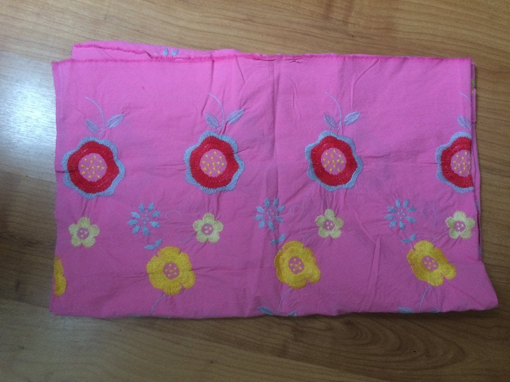Stenzo / Bizzkids roze stof + blauwe gele rode bloemen NIEUW, Overige materialen, Nieuw, Ophalen of Verzenden, 30 tot 120 cm