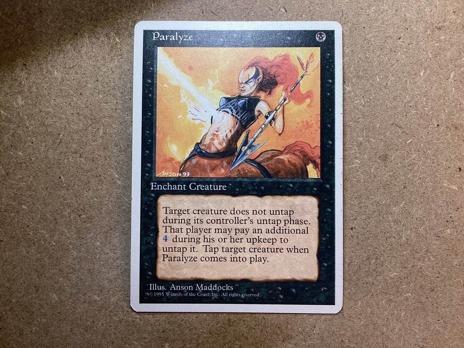 1x Paralyze (Good), Ophalen of Verzenden, Gebruikt, Losse kaart