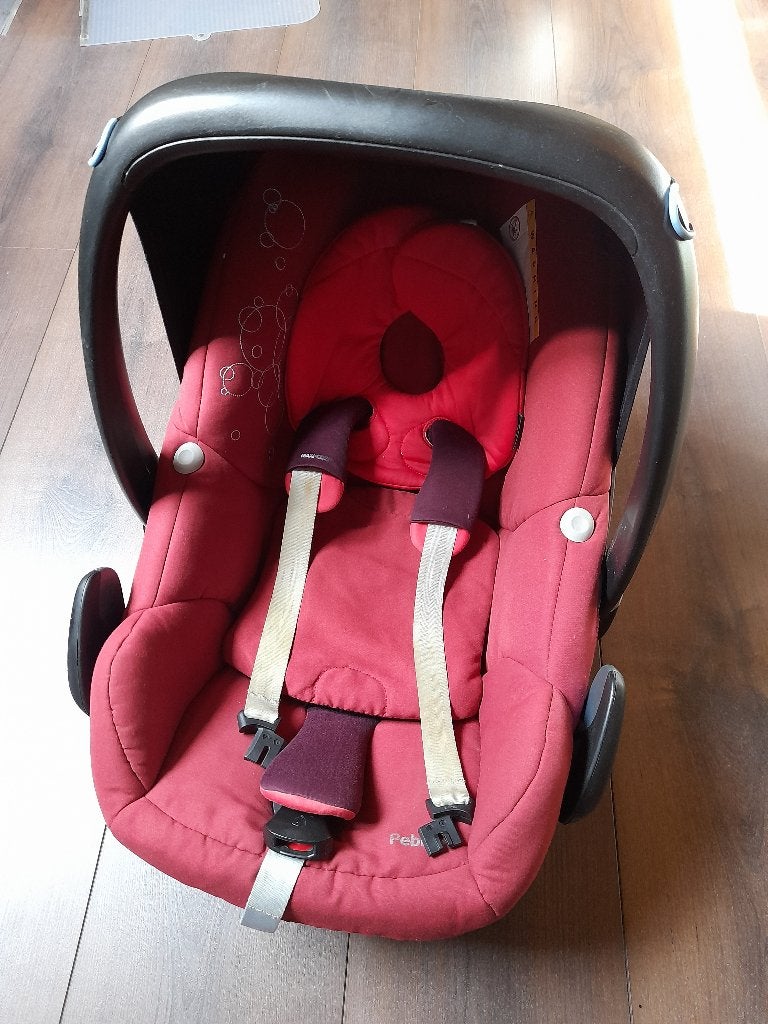 Maxi Cosi Pebble autostoel incl. regenhoes en voetenzak, Ophalen, 0 t/m 13 kg, Maxi-Cosi, Gebruikt