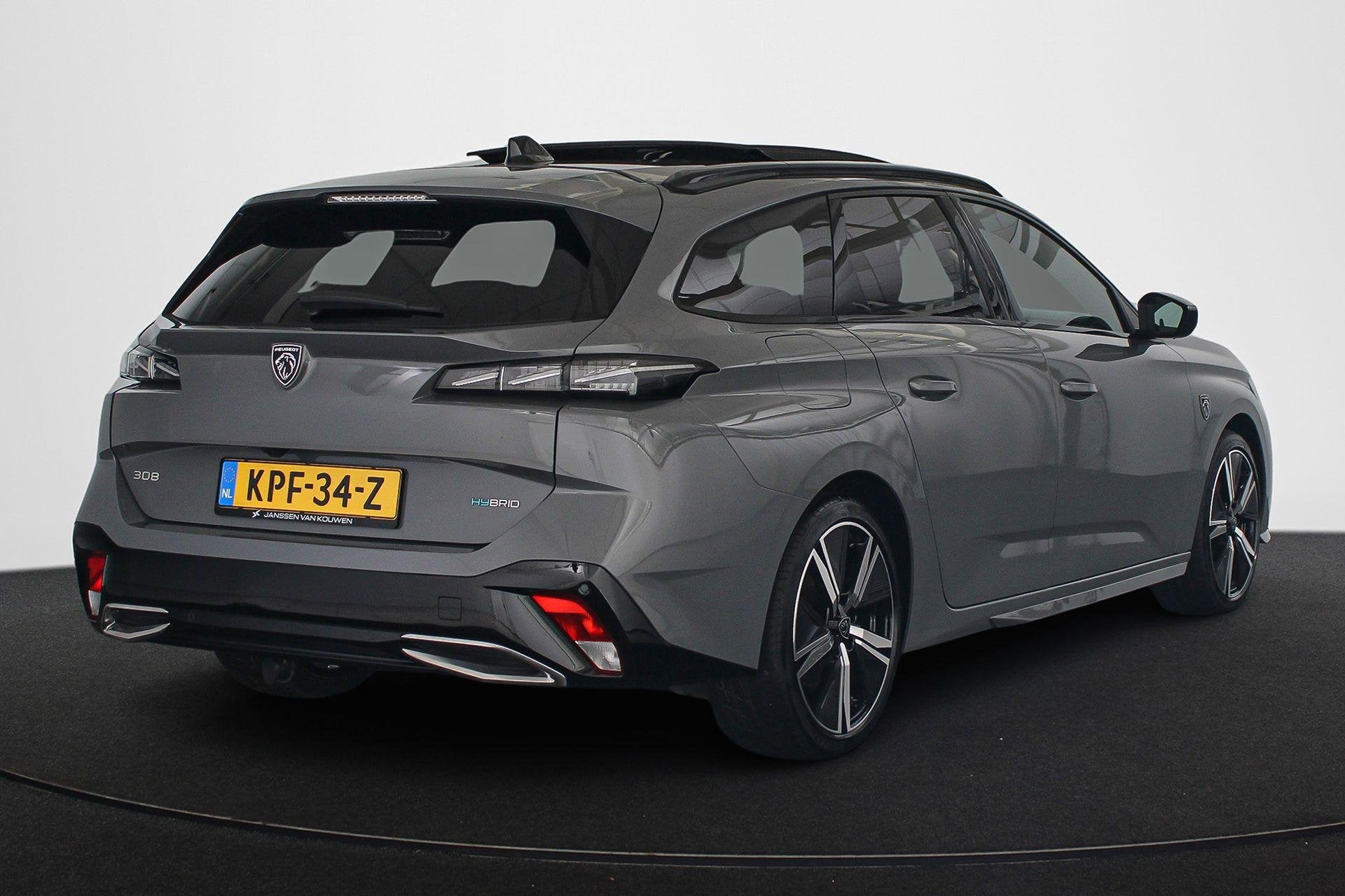 Peugeot 308 SW 1.6 Plug-in Hybrid 180 GT Pano Trekhaak Stuur, Auto's, Gebruikt, 4 cilinders, 181 pk, Plug-in hybride