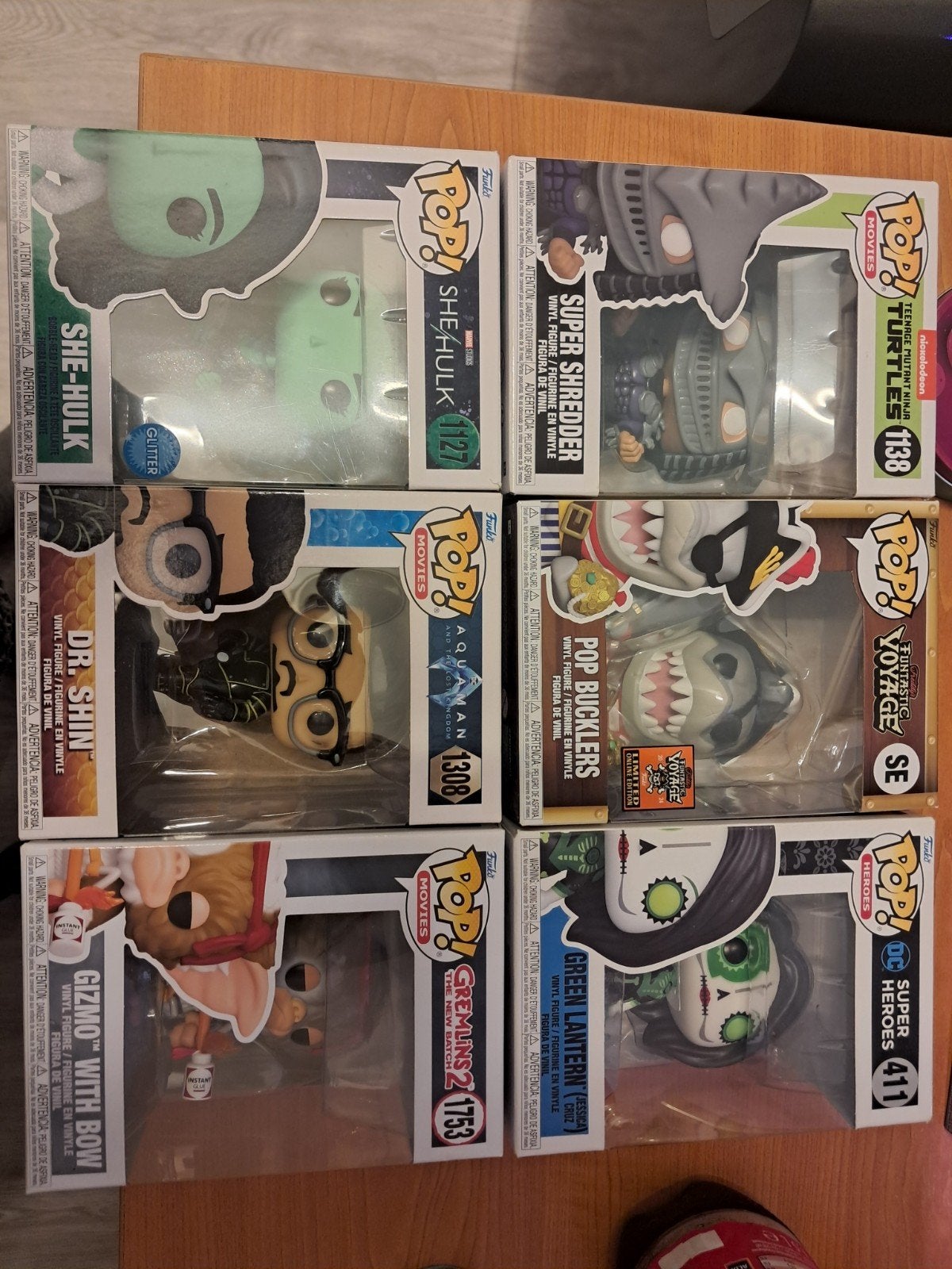 Funko Pops: She-Hulk, Super Shredder, Dr. Shin, Pop Buckler, Ophalen of Verzenden, Zo goed als nieuw