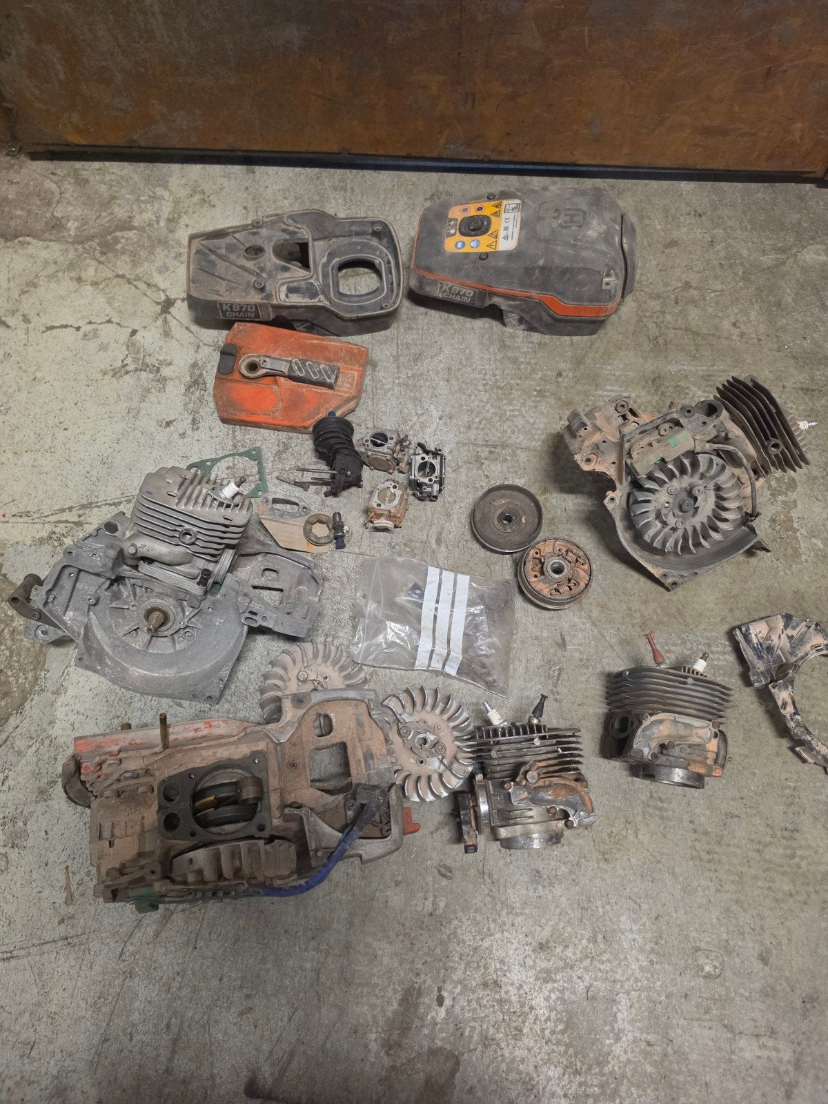 Husqvarna K970 diamantkettingzaag / bandenzaag onderdelen, Ophalen of Verzenden, Gebruikt, Overige typen, Overige merken