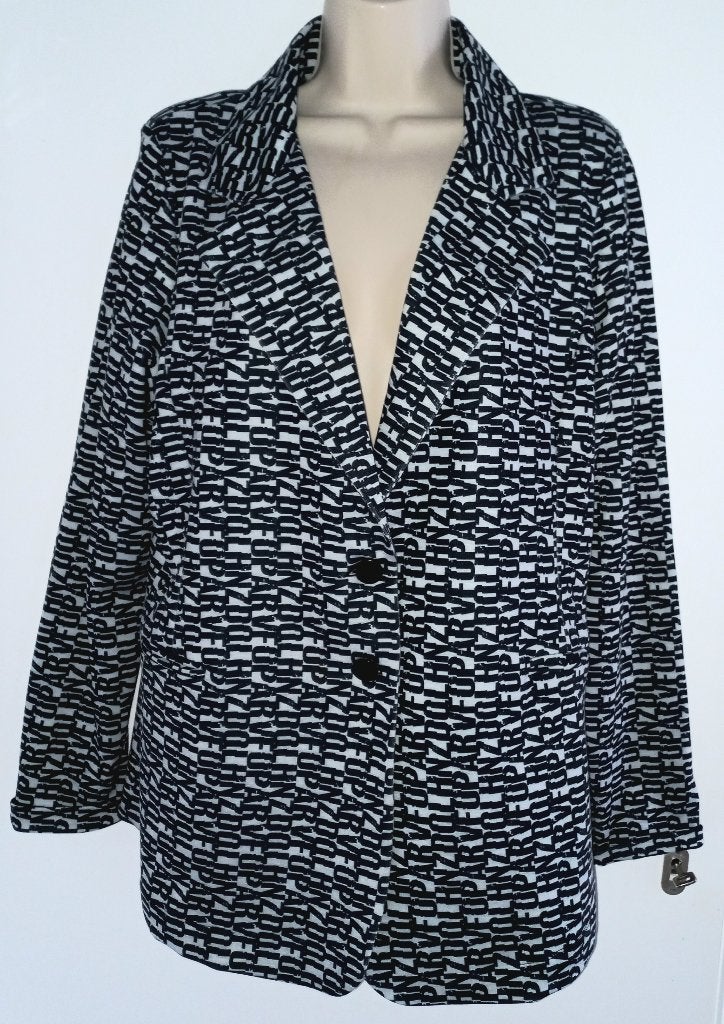 Enjoy vest jasje maat XL (44/46), Ophalen of Verzenden, Zo goed als nieuw, Zwart, Jasje of Colbert